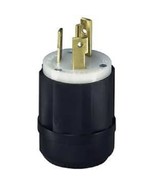 Leviton 021-02611-0PB Locking Plug, Black/White - $39.12 CAD