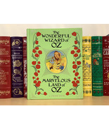 The Wonderful Wizard of Oz / The Marvelous Land of Oz by L. Frank Baum - leather - $30.00