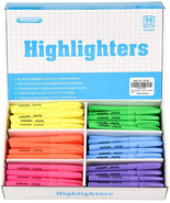 Highlighters, Chisel Tip, Assorted Fluorescent, 96 Count Bulk Pack - $527.02 MXN