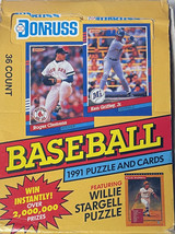 1991 Donruss MLB Baseball Series 1 Wax Box  NEW  36PK/15CCP (Puzzle/Diam... - $34.95
