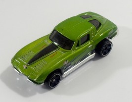 1979 Mattel Hot Wheels Corvette Stingray 327 METALLIC GREEN BLACK STRIPES - $2.19