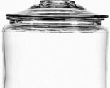 Anchor Hocking ~ 3 Quart ~ Clear Glass ~ Apothecary Jar ~ Canister w/Lid - $50.00