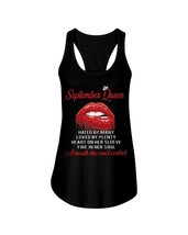 Septemper Girl Tank Tops A Mouth She Can&#39;t Control Happy Birthday Womens... - $19.75