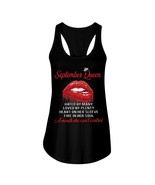 Septemper Girl Tank Tops A Mouth She Can&#39;t Control Happy Birthday Womens... - £15.55 GBP