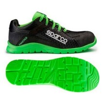 Safety shoes Sparco Practice 07517 Black/Green - $147.95