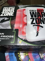 Call Of Duty War Zone Logo 6 Can Mini Fridge COD Game Room NEW - $52.58