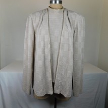 R&amp;M Richards By Karen Kwong Women Beige Blazer Tank Set Back Zip Size 18... - £11.60 GBP