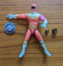 1996 Bandai Mighty Morphin Power Rangers Zeo Pink Vintage Toy Shield MMPR figure - $12.59