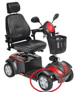 Fits Drive Ventura 4 Scooter, FRONT WHEEL ONLY, 2 Black Solid Tire/Mag W... - €213,45 EUR