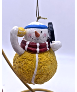 Snowman Tennis Ball Christmas Ornament Sports Resin Figurine Figure Cute... - €20,25 EUR