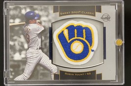 2003 Upper Deck Baseball Card Sweet Spot ROBIN YOUNT Patch Relic P-RY1 Brewers - £10.10 GBP