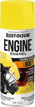 Rust-Oleum 366434 Engine Enamel Spray Paint, 11 oz, Gloss Yellow - £15.65 GBP