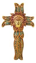 Native American Indian Owl Chief with Headdress Floral Faux Wooden Wall ... - $33.62 CAD