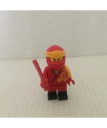 Official Lego REd Ninja Minifigure - $216.87 MXN