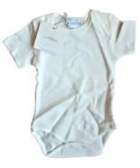 LA PERLA Baby ITALY bodysuit BOSY SCOLLO Americano Natural ( 1 Month Old ) - $1,493.32 MXN