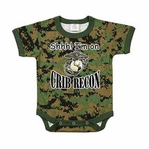 3-6 Months CRIB RECON Infant Toddler One Piece Shower Camo Military Rothco 67054 - £9.58 GBP
