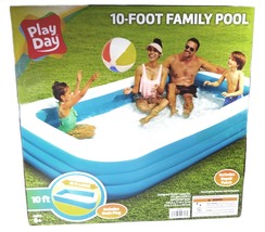 Play Day Inflatable Family Pool, 10 Foot - £63.00 GBP