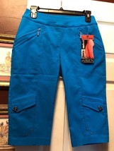 NWT JAMIE SADOCK BAYOU BLUE SKINNYLICIOUS GOLF CAPRIS KNEE CAPRIS - 4 - $54.99