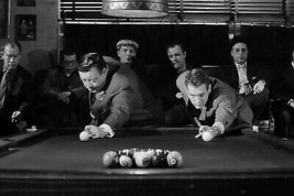 Paul Newman Jackie Gleason The Hustler Pool Table Classic Image 24X36 Poster - $29.99