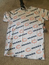 NWT Chicago Bears Boy Girl T Shirt Gray Football NFL Apparel Logo XL Lar... - £16.03 GBP