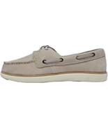 Cole Haan Mens Paloma Grey Ivory Grand Atlantic Nubuck Boat Shoe Sz 10.5... - $118.31