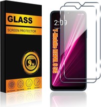 2 PACK T Mobile Revvl 6 5G Revvl 6X 5G Screen Protector Glass Premium 9H Hardnes - $15.92