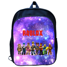 WM Roblox Kid Child Backpack Daypack Schoolbag Bookbag Two Bag Team - £14.25 GBP