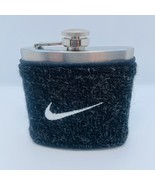 Nike Silver Hip Flask Easy Fill Wide Mouth 6 oz Stainless Steel Nike - $17.82 CAD