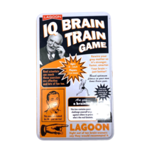 IQ Brain Train Game Puzzle By Lagoon New Sealed Tin Sharpen Your Mind Brain - £7.92 GBP