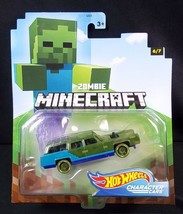 Hot Wheels diecast Minecraft ZOMBIE New 2020 - $8.50