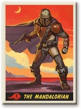 Star Wars The Mandalorian Figure Trading Card Image Refrigerator Magnet ... - £2.99 GBP