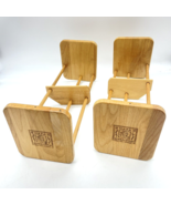 Set of 2 Napa Valley Box Co. Wood CD/DVD/VHS Book Storage Holder Rack Ad... - $40.95 CAD