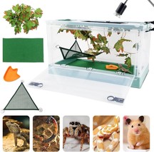 Portable Foldable Terrarium Kits For Reptiles -Heat-Resistant Material, ... - £50.59 GBP