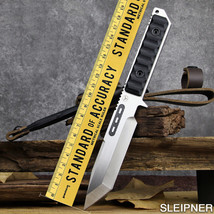 HQ SWEDEN SLEIPNER STEEL OUTDOOR HEAVY FULL TANG SHARP HUNTING ARMY KNIFE - £127.89 GBP