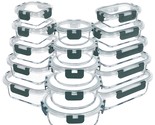 30 Pieces Glass Meal Prep Containers Set, Airtight Glass Lunch Container... - $70.29