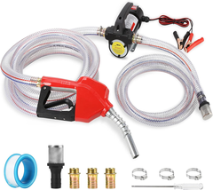 Diesel Fuel Transfer Pump Kit, 12V Electric Self-Priming Transfer Pump K... - $122.27