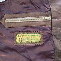 Rom-Blanexim Men’s Brown Leather Romanian Vest Size 54 image 5