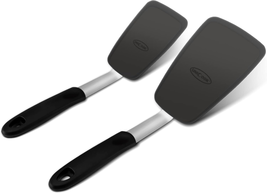 Unicook 2 Pack Flexible Silicone Spatula, Turner, 600F Heat Resistant, Ideal for - £21.43 GBP
