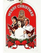 Star Wars Christmas Metal Ornament W/Han Luke Chewy Princess Leia 6&quot; x 4... - €9,39 EUR