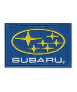 SUBARU IRON ON PATCH 3.87&quot; Blue Motorsport Motor Car Racing Jacket Embro... - $111.80 MXN