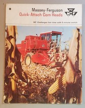 Massey Ferguson Quick Attach Corn Heads Sales Brochure - $20.57