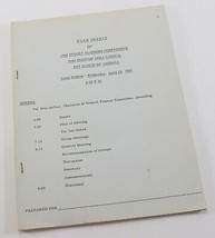 Vtg 1960 Budget Planning Conference Sam Houston Worksheets Boy Scout Ame... - $11.57