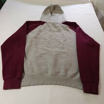 Panthers Men's Gray & Red Long Sleeve Drawstring Hoodie Pullover Sweatshirt XL image 2