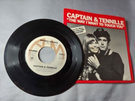 Captain &amp; Tennille The Way I Want to Touch You 45 RPM Record &amp; Picture Sleeve EX - £5.32 GBP