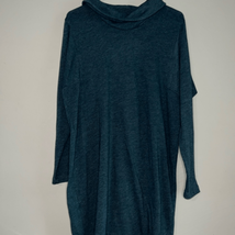 Pure J. Jill Sweater Dress Tunic Women&#39;s SIZE S Small Knit Green Cowl Neck - £20.04 GBP