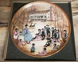 P BUCKLEY MOSS &quot;The Storyteller&quot; Anna Perenna Amish Collector Plate 2224 of 5000 - £79.12 GBP