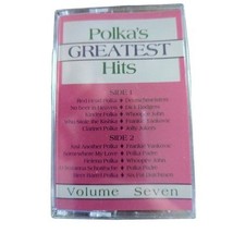 Vintage Cassette Tape Polkas Greatest Hits Volume 7 Red Head Polka Deuts... - $37.36 MXN