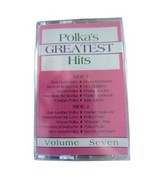 Vintage Cassette Tape Polkas Greatest Hits Volume 7 Red Head Polka Deuts... - $37.36 MXN
