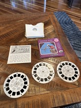 1957 Peter Pan Disney VIEWMASTER 3 Reels Sleeves &amp; Booklet View Master B... - $9.90