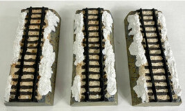Home Towne Express 3-Piece Straight Train Track 1998 JCPenney Holiday Ch... - $11.30